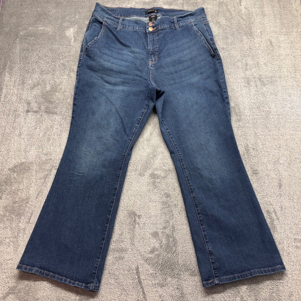 Nanette Nanette Lepore Jeans Womens 18W Blue Excellent‎ Belle High Rise Bootcut